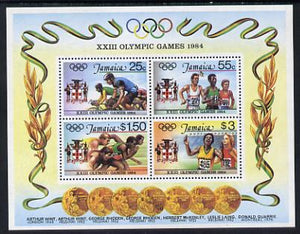 Jamaica 1984 Olympic Games m/sheet unmounted mint, SG MS 604