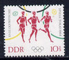 Germany - East 1964 Running 10pf+5pf from Tokyo Olympic Games set unmounted mint, SG E764