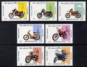 Afghanistan 1985 Motor-Cycles perf set of 7 unmounted mint SG 1074-80*
