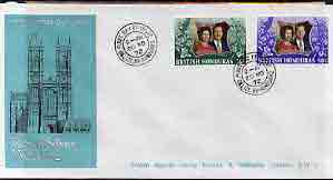 British Honduras 1972 Royal Silver Wedding set of 2 on Illustrated cover with first day cancel
