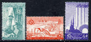 Syria 1958 Damascus Fair set of 3, SG 659-61*