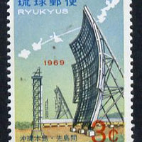 Ryukyu Islands 1969 UHF Radio Service unmounted mint, SG 218*