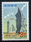 Ryukyu Islands 1969 UHF Radio Service unmounted mint, SG 218*