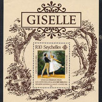 Seychelles 1986 Visiting Ballet m/sheet unmounted mint, SG MS 638