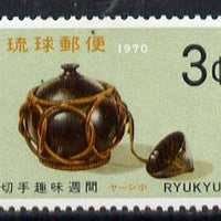 Ryukyu Islands 1970 Philatelic Week (Sake Flask) unmounted mint SG 229*