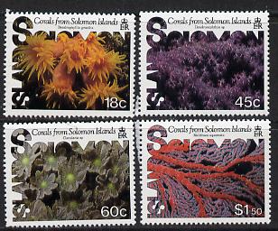 Solomon Islands 1987 Corals set of 4 unmounted mint, SG 576-79