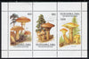 Touva 1997 Mushrooms perf sheetlet containing complete set of 3 values unmounted mint