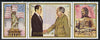 Fujeira 1972 Pres Nixon's visit to China strip of 3 cto used (Mi 1099-1101A)