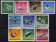 Manama 1968 Satellites & Spacecraft set of 10 cto used (Mi 87-96A)