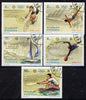 Fujeira 1971 Munich Olympics set of 5 cto used (Mi 748-52A)