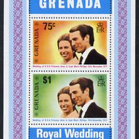 Grenada 1973 Royal Wedding m/sheet unmounted mint, SG MS 584