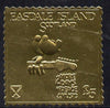 Easdale 1994 Woodstock 25th Anniversary £5 design in gold foil (perf) unmounted mint
