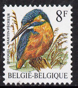 Belgium 1985-90 Birds #1 Kingfisher 8f unmounted mint, SG 2852