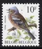 Belgium 1985-90 Birds #1 Chaffinch 10f unmounted mint, SG 2854