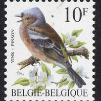 Belgium 1985-90 Birds #1 Chaffinch 10f unmounted mint, SG 2854