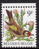 Belgium 1985-90 Birds #1 Goldfinch 9f unmounted mint, SG 2853*