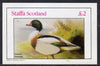 Staffa 1982 Sheldrake Duck imperf deluxe sheet (£2 value) unmounted mint