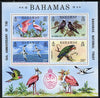 Bahamas 1974 15th Anniversary of National Trust - Birds perf m/sheet unmounted mint, SG MS 433