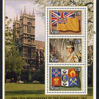Niue 1978 Coronation 25th Anniversary m/sheet (SG MS 248) unmounted mint