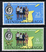 Trinidad & Tobago 1961 Second Caribbean Scout Jamboree set of 2, SG 298-99 unmounted mint*