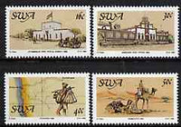 South West Africa 1988 Centenary of Postal Service set of 4 unmounted mint, SG 495-98