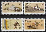 South West Africa 1988 Centenary of Postal Service set of 4 unmounted mint, SG 495-98