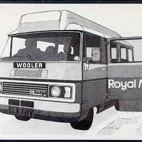 Postcard of Wooler to Doddington & Kirknewton Postbus (North Eastern Postal Board card DS1) unused and overprinted SPECIMEN in red