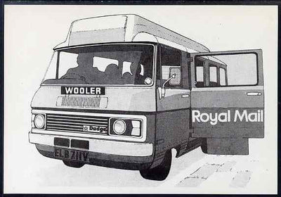Postcard of Wooler to Doddington & Kirknewton Postbus (North Eastern Postal Board card DS1) unused and overprinted SPECIMEN in red
