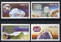South West Africa 1979 Gemstones set of 4 unmounted mint, SG 334-37