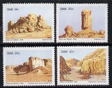 South West Africa 1986 Rock Formations set of 4 unmounted mint, SG 459-62