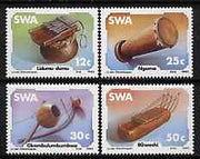 South West Africa 1985 Musical Instruments set of 4 unmounted mint, SG 451-54*