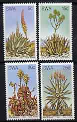 South West Africa 1981 Aloes set of 4 unmounted mint, SG 377-80