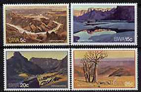 South West Africa 1981 Fish River Canyon set of 4 unmounted mint, SG 373-76*