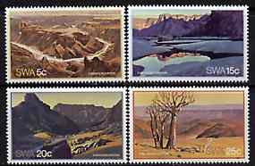 South West Africa 1981 Fish River Canyon set of 4 unmounted mint, SG 373-76*