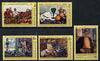 Russia 1976 Birth Centenary of P P Konchalovsky (Painter) set of 5 unmounted mint, SG 4494-98, Mi 4455-59*