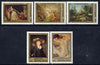 Russia 1984 French Paintings in the Hermitage Museum set of 5 unmounted mint, SG 5501-05, Mi 5452-56*