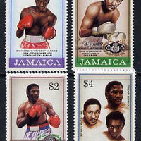 Jamaica 1986 Boxing set of 4 unmounted mint, SG 658-61
