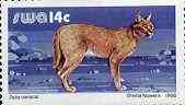 South West Africa 1980-89 Caracal 14c from Wildlife Def set unmounted mint, SG 358c*