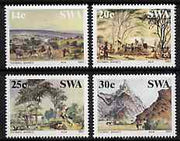 South West Africa 1987 Paintings by Thomas Baines set of 4 mounted mint, SG 471-74*