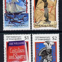Trinidad & Tobago 1984 Slavery set of 4 unmounted mint, SG 661-64