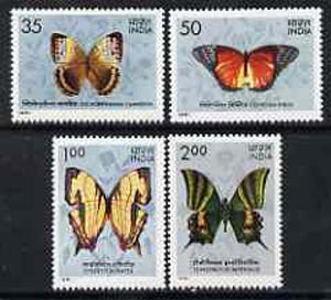 India 1981 Butterflies set of 4 unmounted mint, SG 1019-22*