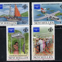 Seychelles 1986 Ameripex Stamp Exhibition set of 4 unmounted mint, SG 644-47