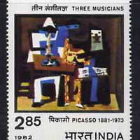India 1982 Birth Centenary of Picasso unmounted mint, SG 1037*