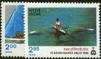 India 1982 Asian Games (7th Issue) set of 2 unmounted mint SG 1065-66*