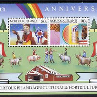 Norfolk Island 1985 Agricultural Show m/sheet unmounted mint, SG MS 373