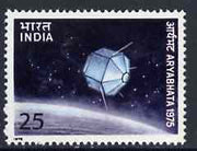 India 1975 Launch of First Indian Satellite 25p unmounted mint, SG 762*