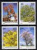 India 1981 Flowering Trees set of 4 unmounted mint, SG 1014-17*