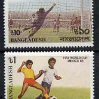 Bangladesh 1986 Football World Cup Championships set of 2 unmounted mint, SG 267-68*