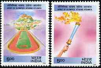 India 1996 Atlanta Olympic Games set of 2 unmounted mint, SG 1671-72