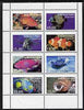 Karakalpakia Republic 1997 Fish perf sheetlet containing complete set of 8 unmounted mint